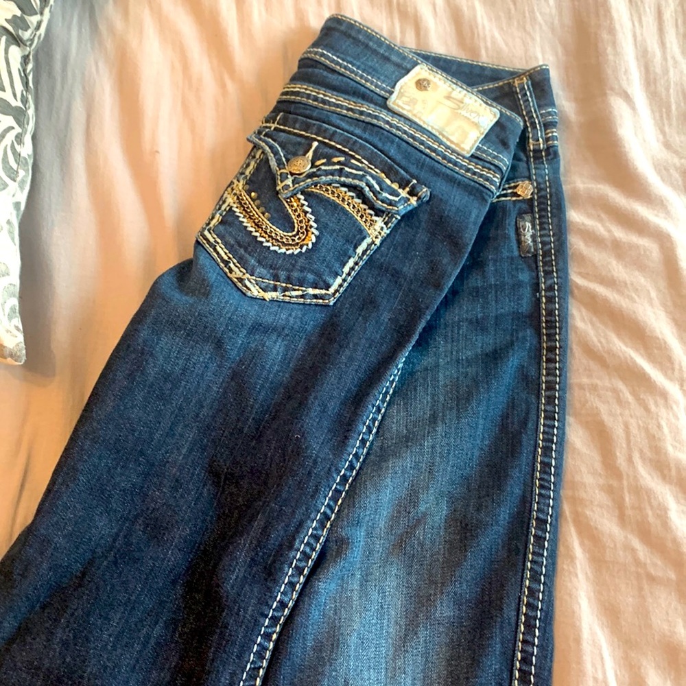 Silver capris